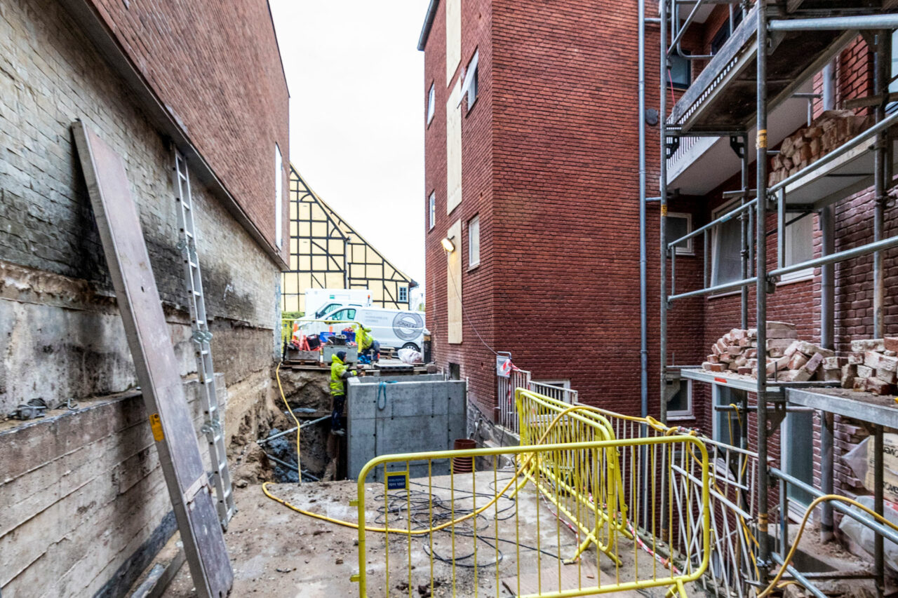 Svendborg Elevatortårn funderes med GeoPile Skruepæle